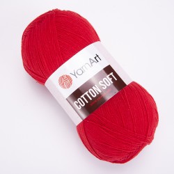 Cotton Soft Czerwony 90