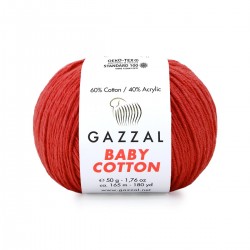 Baby Cotton Czerwony 3418